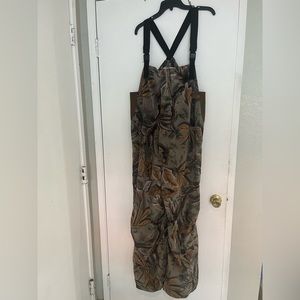Columbia hunting bibs pants size L